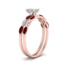 Load image into Gallery viewer, princess-cut-single-prong-marquise-ruby-engagement-ring-and-band-in-FD9939PRGRUDR-NL-RG