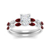 Load image into Gallery viewer, princess-cut-single-prong-marquise-ruby-engagement-ring-and-band-in-FD9939PRGRUDR-NL-WG