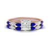 Load image into Gallery viewer, princess-cut-single-prong-marquise-sapphire-engagement-ring-and-band-in-FD9939PRGSABL-NL-RG