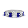 Load image into Gallery viewer, princess-cut-single-prong-marquise-sapphire-engagement-ring-and-band-in-FD9939PRGSABL-NL-WG