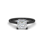 Load image into Gallery viewer, princess-cut-stunning-solitaire-diamond-ring-in-black-gold-FD11296PRR-NL-BG