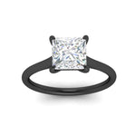 Load image into Gallery viewer, princess-cut-stunning-solitaire-diamond-ring-in-black-gold-FD11296PRRANGLE5-NL-BG