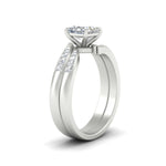 Load image into Gallery viewer, princess-cut-swirl-channel-diamond-bridal-set-in-white-gold-FDENS4028PR-NL-WG.jpg
