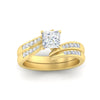 Load image into Gallery viewer, princess-cut-swirl-channel-diamond-bridal-set-in-yellow-gold-FDENS4028PR-NL-YG.jpg
