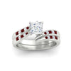 Load image into Gallery viewer, princess-cut-swirl-channel-diamond-bridal-set-with-ruby-in-white-gold-FDENS4028PRGRUDR-NL-WG.jpg