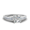 Load image into Gallery viewer, princess-cut-swirl-engraved-channel-accent-diamond-engagement-ring-in-FD122866PRR-NL-WG
