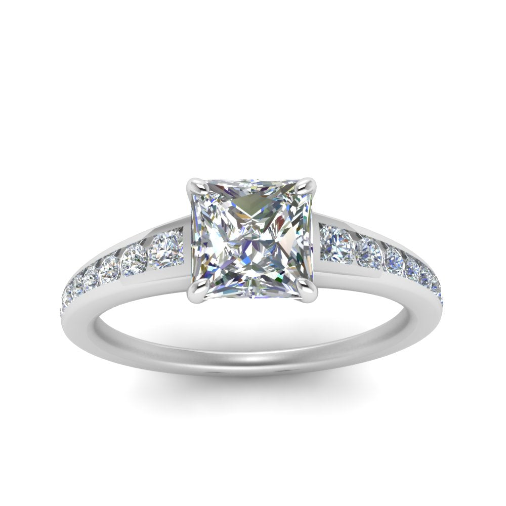 princess-cut-swirl-engraved-channel-accent-diamond-engagement-ring-in-FD122866PRR-NL-WG