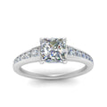 Thumbnail 29 - princess-cut-swirl-engraved-channel-accent-diamond-engagement-ring-in-FD122866PRR-NL-WG