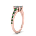 Thumbnail 18 - princess-cut-swirl-engraved-channel-accent-diamond-engagement-ring-with-emerald-in-FD122866PRRGEMGR-NL-RG