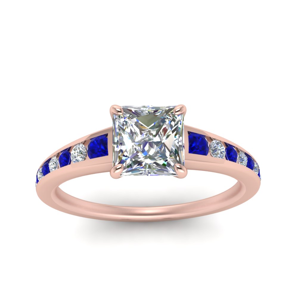 princess-cut-swirl-engraved-channel-accent-diamond-engagement-ring-with-sapphire-in-FD122866PRRGSABL-NL-RG