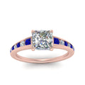 Thumbnail 5 - princess-cut-swirl-engraved-channel-accent-diamond-engagement-ring-with-sapphire-in-FD122866PRRGSABL-NL-RG