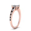 Load image into Gallery viewer, princess-cut-swirl-engraved-channel-accent-engagement-ring-with-black-diamond-in-FD122866PRRGBLACK-NL-RG