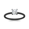 Load image into Gallery viewer, princess-cut-thin-classic-solitaire-engagement-ring-in-black-gold-fdens9358prrangle5-nl-bg