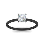 Load image into Gallery viewer, princess-cut-thin-classic-solitaire-engagement-ring-in-black-gold-fdens9358prrangle5-nl-bg
