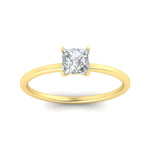 Load image into Gallery viewer, princess-cut-thin-classic-solitaire-engagement-ring-in-yellow-gold-fdens9358prrangle5-nl-yg
