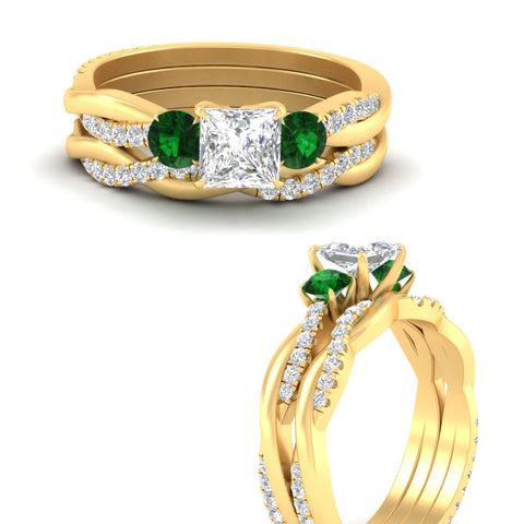 princess-cut-three-stone-twisted-emerald-wedding-band-in-yellow-gold-fdens3301prgemgrangle3-nl-yg.jpg
