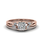 Load image into Gallery viewer, princess-cut-twisted-diamond-bridal-set-in-14K-rose-gold-FD8300PR-NL-RG.jpg
