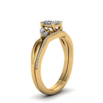 Load image into Gallery viewer, princess-cut-twisted-diamond-bridal-set-in-14K-yellow-gold-FD8300PR-NL-YG.jpg
