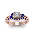 Thumbnail 16 - princess-cut-twisted-diamond-bridal-set-with-blue-sapphire-in-14K-rose-gold-FD8300PRGSABL-NL-RG.jpg