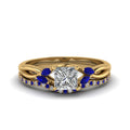 Thumbnail 18 - princess-cut-twisted-diamond-bridal-set-with-blue-sapphire-in-14K-yellow-gold-FD8300PRGSABL-NL-YG.jpg