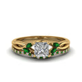 Thumbnail 28 - princess-cut-twisted-diamond-bridal-set-with-emerald-in-14K-yellow-gold-FD8300PRGEMGR-NL-YG.jpg