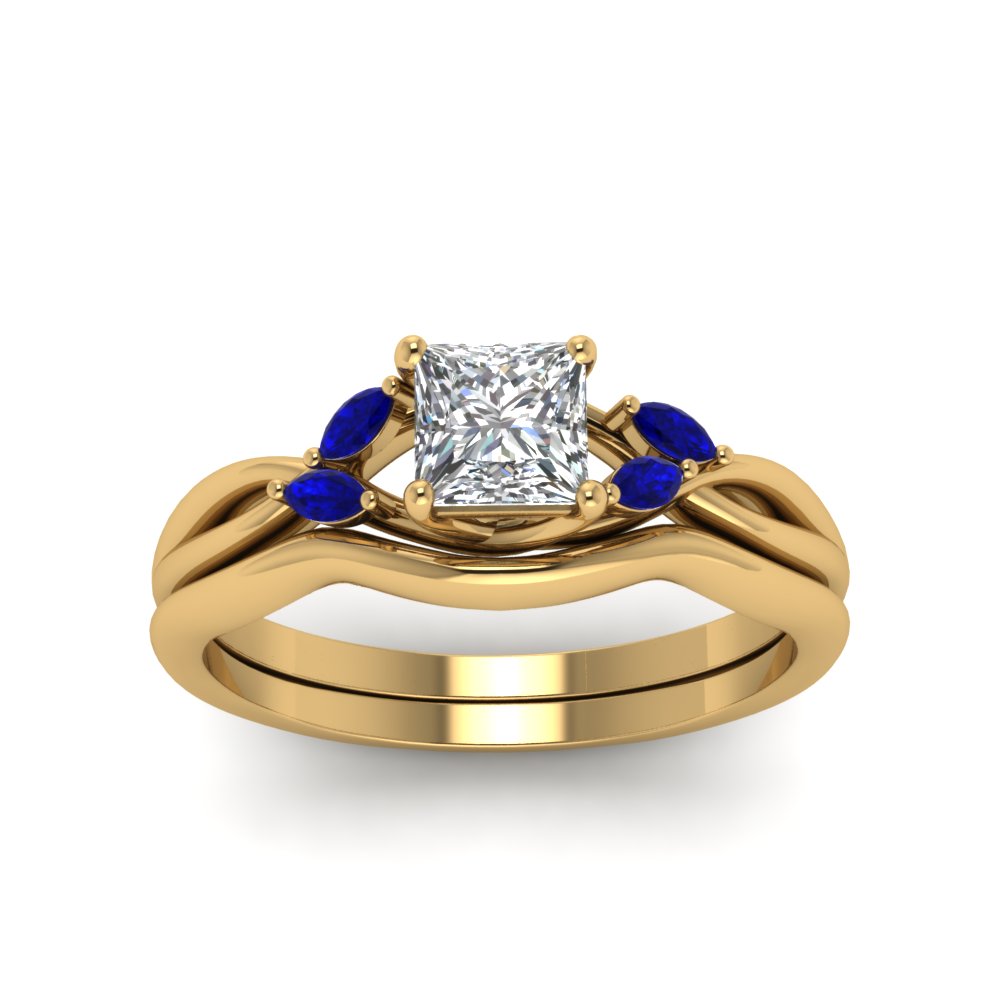 princess-cut-twisted-diamond-ring-with-matching-curved-band-with-blue-sapphire-in-14K-yellow-gold-FD8300PRGSABL-NL-YG.jpg