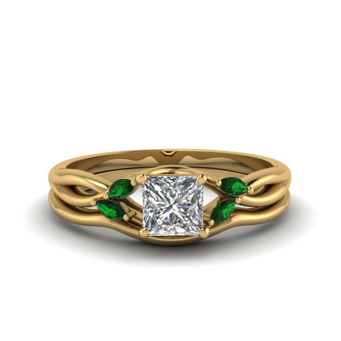 princess-cut-twisted-diamond-ring-with-matching-curved-band-with-emerald-in-14K-yellow-gold-FD8300PRGEMGR-NL-YG.jpg