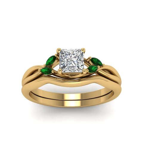 princess-cut-twisted-diamond-ring-with-matching-curved-band-with-emerald-in-14K-yellow-gold-FD8300PRGEMGR-NL-YG.jpg