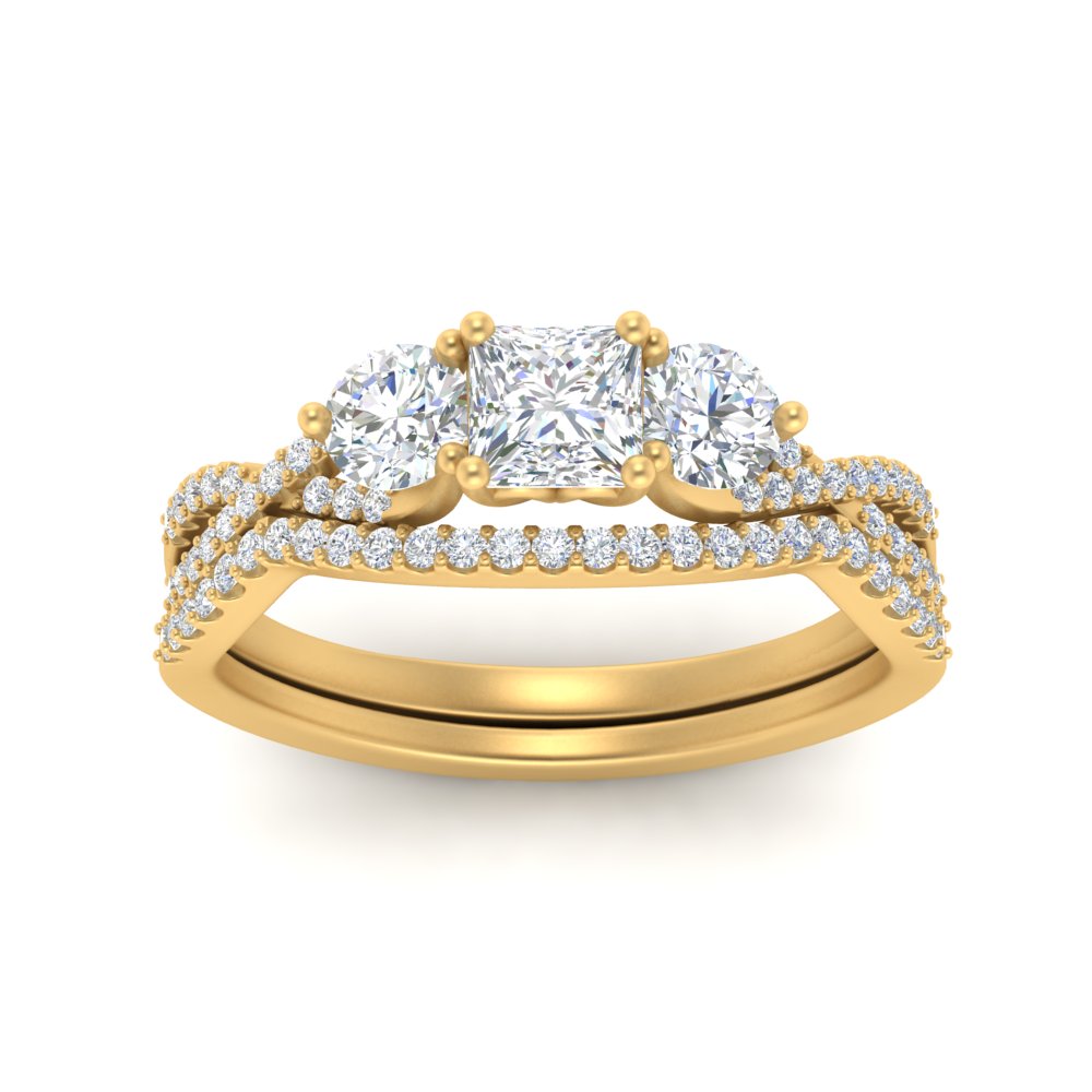 princess-cut-twisted-floral-prong-diamond-wedding-set-in-yellow-gold-FD10257PR-ANGLE5-NL-YG?v=1756360051