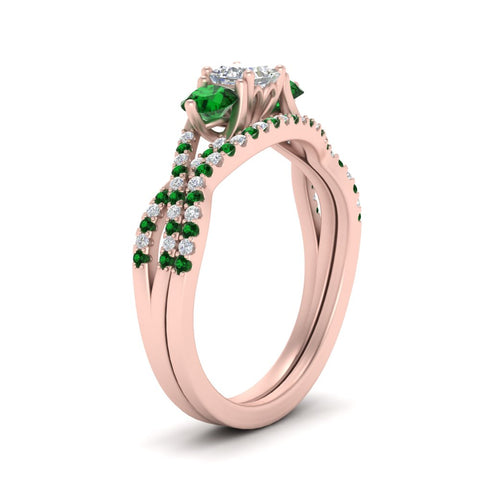 princess-cut-twisted-floral-prong-emerald-wedding-set-in-rose-gold-FD10257PRGEMGR-ANGLE2-NL-RG?v=1756360051