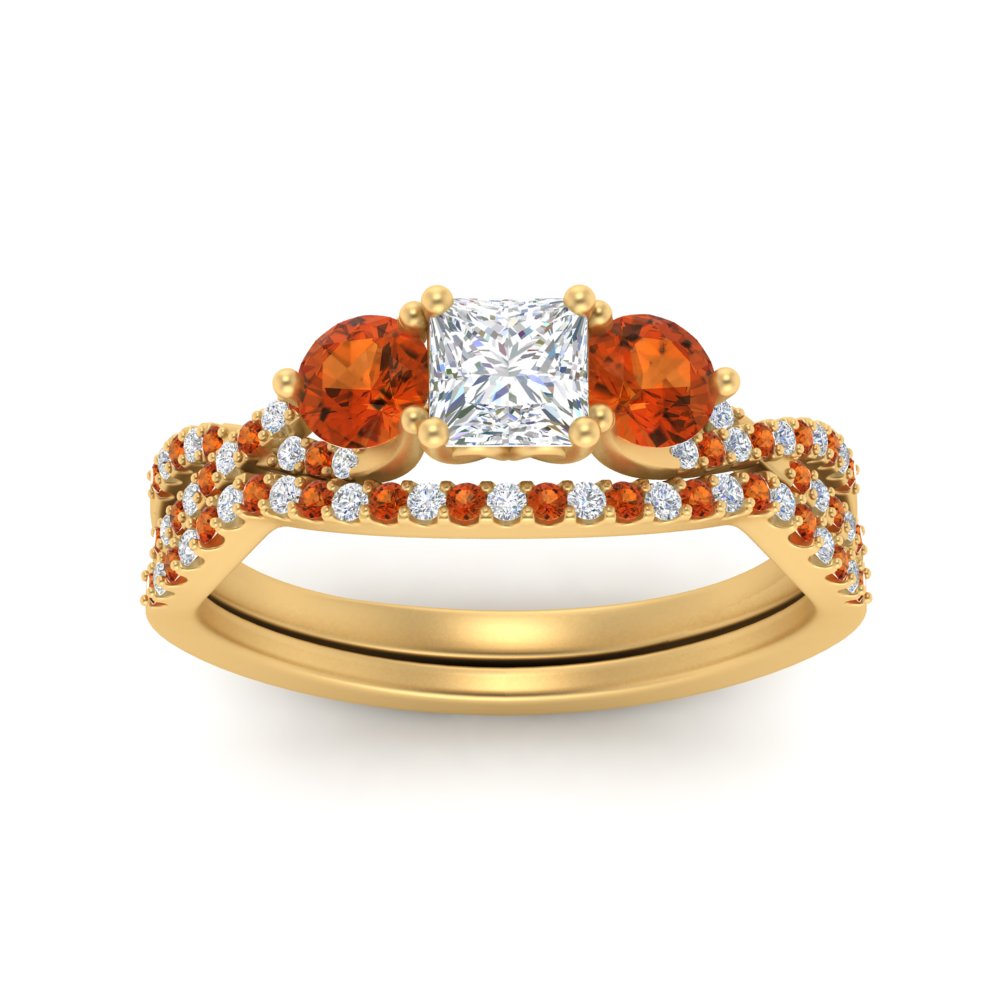 princess-cut-twisted-floral-prong-orange-sapphire-wedding-set-in-yellow-gold-FD10257PRGSAOR-ANGLE5-NL-YG?v=1756360051