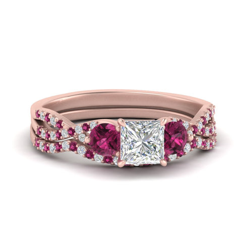 princess-cut-twisted-floral-prong-pink-sapphire-wedding-set-in-rose-gold-FD10257PRGSADRPI-NL-RG?v=1756360051