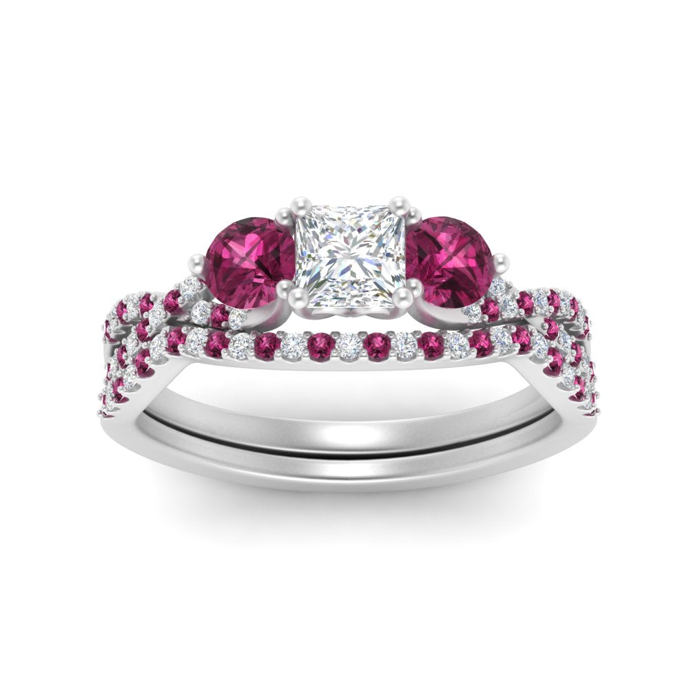 princess-cut-twisted-floral-prong-pink-sapphire-wedding-set-in-white-gold-FD10257PRGSADRPI-ANGLE5-NL-WG?v=1756360052