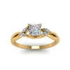 Load image into Gallery viewer, princess-cut-twisted-marquise-accents-diamond-ring-in-14K-yellow-gold-FD8300PRR