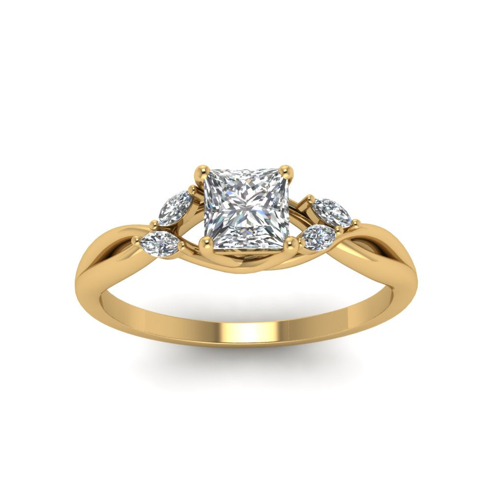 princess-cut-twisted-marquise-accents-diamond-ring-in-14K-yellow-gold-FD8300PRR