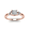 Load image into Gallery viewer, princess-cut-twisted-petal-diamond-engagement-ring-in-14K-rose-gold-FD8300PRR-NL-RG.jpg