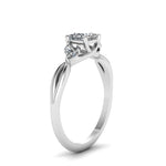 Load image into Gallery viewer, princess-cut-twisted-petal-diamond-engagement-ring-in-14K-white-gold-FD8300PRR-NL-WG.jpg
