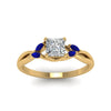 Load image into Gallery viewer, princess-cut-twisted-petal-diamond-engagement-ring-with-blue-sapphire-in-14K-yellow-gold-FD8300PRRGSABL-NL-YG.jpg