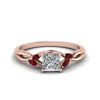 Load image into Gallery viewer, princess-cut-twisted-petal-diamond-engagement-ring-with-ruby-in-14K-rose-gold-FD8300PRRGRUDR-NL-RG.jpg