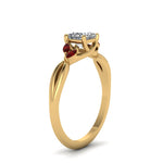 Load image into Gallery viewer, princess-cut-twisted-petal-diamond-engagement-ring-with-ruby-in-14K-yellow-gold-FD8300PRRGRUDR-NL-YG.jpg
