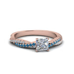 Load image into Gallery viewer, princess-cut-twisted-vine-diamond-engagement-ring-for-women-with-ice-blue-topaz-in-14K-rose-gold-FD8233PRRGICBLTO-NL-RG.jpg
