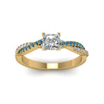 Load image into Gallery viewer, princess-cut-twisted-vine-diamond-engagement-ring-for-women-with-ice-blue-topaz-in-14K-yellow-gold-FD8233PRRGICBLTO-NL-YG.jpg
