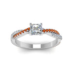 Load image into Gallery viewer, princess-cut-twisted-vine-diamond-engagement-ring-for-women-with-orange-sapphire-in-14K-white-gold-FD8233PRRGSAOR-NL-WG.jpg

