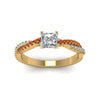 Load image into Gallery viewer, princess-cut-twisted-vine-diamond-engagement-ring-for-women-with-orange-sapphire-in-14K-yellow-gold-FD8233PRRGSAOR-NL-YG.jpg