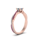Load image into Gallery viewer, princess-cut-twisted-vine-diamond-engagement-ring-for-women-with-pink-sapphire-in-14K-rose-gold-FD8233PRRGSADRPI-NL-RG.jpg
