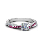 Load image into Gallery viewer, princess-cut-twisted-vine-diamond-engagement-ring-for-women-with-pink-sapphire-in-14K-white-gold-FD8233PRRGSADRPI-NL-WG.jpg
