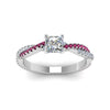 Load image into Gallery viewer, princess-cut-twisted-vine-diamond-engagement-ring-for-women-with-pink-sapphire-in-14K-white-gold-FD8233PRRGSADRPI-NL-WG.jpg