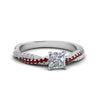 Load image into Gallery viewer, princess-cut-twisted-vine-diamond-engagement-ring-for-women-with-ruby-in-14K-white-gold-FD8233PRRGRUDR-NL-WG.jpg