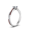 Load image into Gallery viewer, princess-cut-twisted-vine-diamond-engagement-ring-for-women-with-ruby-in-14K-white-gold-FD8233PRRGRUDR-NL-WG.jpg