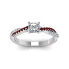Load image into Gallery viewer, princess-cut-twisted-vine-diamond-engagement-ring-for-women-with-ruby-in-14K-white-gold-FD8233PRRGRUDR-NL-WG.jpg